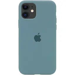 Чехол Silicone Case Full Protective AA для Apple iPhone 11 6.1" Зелений / Pine green