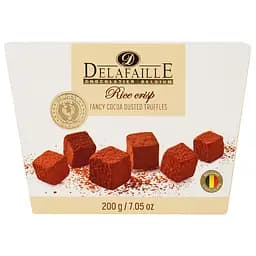 Цукерки Delafaille Rice Сrisp, трюфель, 200 г