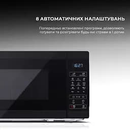 Мікрохвильовка з грилем Sharp YC-MG02E-B - мініатюра 7