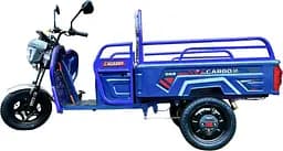 Грузовой электроскутер-самосвал трехколесный CROSSER Cargo 12" (1000W 60V, 32Ah) Синий