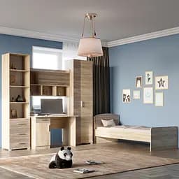 Спальня Дитяча Еверест Бриз Комплект 7 (модульна - 4 елементи) сонома/трюфель (EVR-2561)