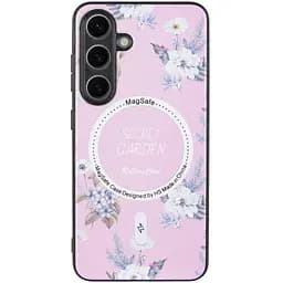 TPU+PC чохол Epik Secret Garden with MagFit для Samsung Galaxy S23 FE Pink