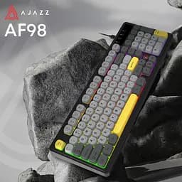 Клавіатура Ajazz AF98 USB UA Black/Grey/Yellow (AF98-BGY) - мініатюра 6