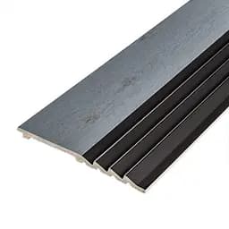 Рейка декоративна Sticker Wall PS 2900х157х11мм Сіре дерево із чорним SW-00002149-