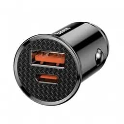 Автомобильное зарядное устройство для Baseus Circular Plastic A+C 30W PPS Car Charger черный (CCALL-YS01)