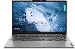 Ноутбук Lenovo IdeaPad 1-15IAU7 15.6 FHD IPS AG, Intel i5-1235U, 16GB, F512GB, UMA, DOS, серый (82QD00K5RA)