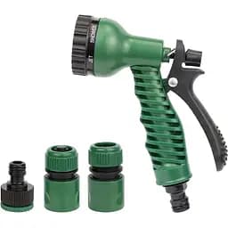 Набір для поливу Grad пістолет-розпилювач 7-ми режимний 2 коннектора + адаптер ABS (5012525)