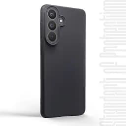 Чехол-накладка для смартфона Samsung Galaxy S26 Plus 5G, противоударный, силиконовый, термополиуретановый (ТПУ), с защитой камеры и корпуса, черный, защита всего корпуса, ArmorStandart (ARM89444) - мініатюра 2