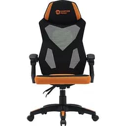Ігрове крісло Canyon Wave MCH02 Mesh Black Orange (CNE-MCH02) - мініатюра 2