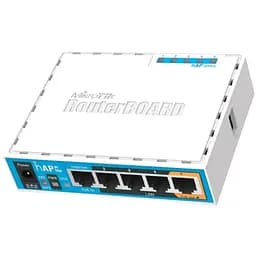 Маршрутизатор Mikrotik RB952UI-5AC2ND hAP ac lite with 650MHz CPU, 64MB RAM, 5xLAN, built-in 2.4Ghz