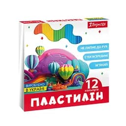 Пластилин Classic 1 Сентября, 12 цветов, 240 г, 540671