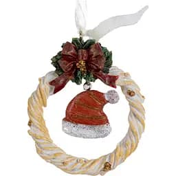 Декоративна прикраса на ялинку Lefard Віночок 8 см (191-093)