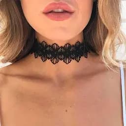Чокер Tender Sweet ажурний мереживний з щільного гіпюру One size (K0571-1)
