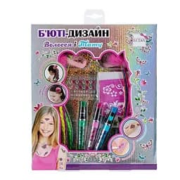 Дитячий набір косметики "Волосся і татуювання" Lukky T20728 блискучі татуювання
