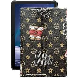 Чохол StatusCASE з екошкіри для планшету Oukitel RT1 Луі-Вітон-коричневий