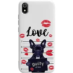 Чохол-накладка Toto Pure TPU 2 mm Print Case Xiaomi Redmi 7A #39 Dog Kiss White