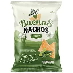 Чипсы кукурузные Buenos Nachos Халапеньо-лайм 90 г