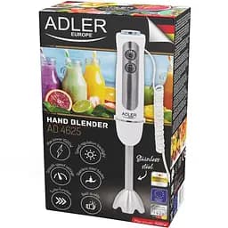 Блендер Adler AD 4625 white ручний/1500Вт/5 швидк./без чаші/Turbo/білий (AD4625W)