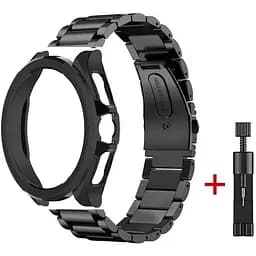 Комплект Tamister для часов Xiaomi Watch 2Pro черный (бампер + ремешок Rolex design 22 мм)