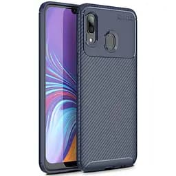 Чохол-накладка Toto TPU Carbon Fiber 1.5 mm Case Samsung Galaxy M10s Dark Blue