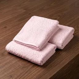 Набір рушників махрових GM Textile Milado 40x70 см 100% бавовна. Щільність 550 г/м2 3 шт. рожевий