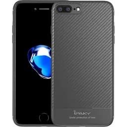Чохол-накладка iPaky Carbon Fiber Series/TPU Case With Carbon Fiber Apple iPhone 7 Plus/8 Plus Gray