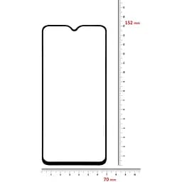 Захисне скло BeCover для Vivo Y15 Black (703945) - мініатюра 3