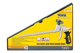 Пістолет монтажний для піни Mastertool 290 мм тефлон тримач балона голка 81-8675 - мініатюра 3