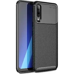 Чохол-накладка Toto TPU Carbon Fiber 1.5 mm Case Samsung Galaxy A70 Black - мініатюра 2