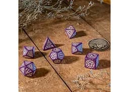 Набір кубиків The Witcher Dice Set. Yennefer - Lilac and Gooseberries , 7 шт. (SWYE03) - мініатюра 3