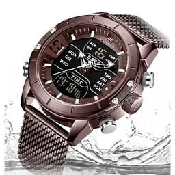 Чоловічий наручний годинник Naviforce Tesla Brown NF9153 - мініатюра 4