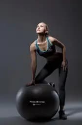 М'яч для фітнесу (фітбол) Power System PS-4012 Ø65 cm PRO Gymball Black (4012BK-0) - мініатюра 3