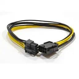 Кабель живлення Cablexpert 6+2 pin 8 pin тато-адаптер для відеокарт - мініатюра 3