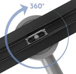 Трап для душу Rea Neox 90 Slim Pro black REA-G2711 - мініатюра 3
