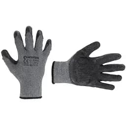 Рукавички робочі захисні Intertool латексна спінена 10" (в упаковці 12 шт.)