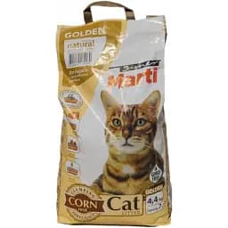 Наповнювач для котячих туалетів Lider Super Marti кукурудзяний 4.4 кг