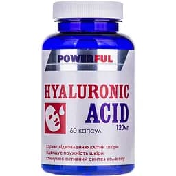 Гиалуроновая кислота Powerful 120 мг 60 капсул