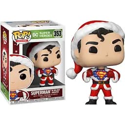 Фигурка Funko Pop Фанко Поп Супер герои Супермен Super Heroes Holidays Superman 10 см SН S 353