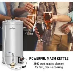 Пивоварня OneConcept hops God mash kettle 30 л (10033078) - мініатюра 6