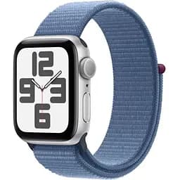 Смарт-годинник Apple Watch SE 2 GPS 44mm Silver Aluminium Case with Winter Blue Sport Loop (MREF3)