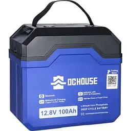 Акумулятор DC HOUSE LiFePO4 12V (12.8V/100Ah/1280Wh) (L131211800085-1) [164638]