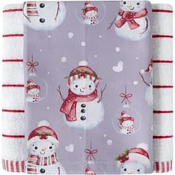 Набор полотенец Lotus Home Magic Snowmen 40х60 см 2 шт. (SVT-2000022348249)