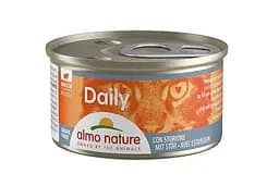 Влажный корм для кошек Almo Nature Daily Menu Cat, мусс с осетром, 85 г
