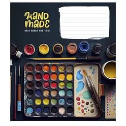 Зошит учнівський "My hobby" 012-3286K-2 в клітинку, 12 аркушів