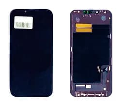 Дисплей для Apple iPhone 11 Pro, чорний, з рамкою, Оригінал (переклеєне скло), з пластиками камери та давача приближення