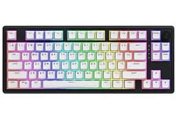 Клавіатура ігрова механічна HATOR HTK-3180-UA Wireless Skyfall 80 Black-White