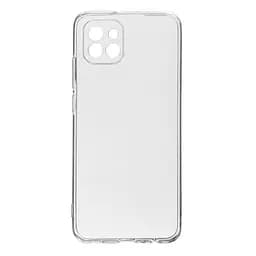 Прозрачный чехол для Samsung Galaxy A03 (A035) с защитой камеры, тонкий, силиконовый, бесцветный, ударостойкий, противоударный бампер c закрытой камерой, ArmorStandart (ARM60605)