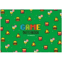 Альбом для рисования Star Game, для девочек, зеленый, 20 листов (PB-GB-020-422)