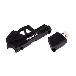 USB флеш накопичувач ColorWay Pistol 64 GB 3.0 Black (CW-USBPL64) - мініатюра 7