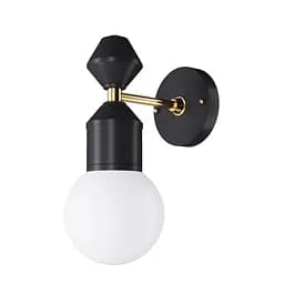Настінне бра Dome № 2 PikArt арт. 6239 Золотистий/чорний